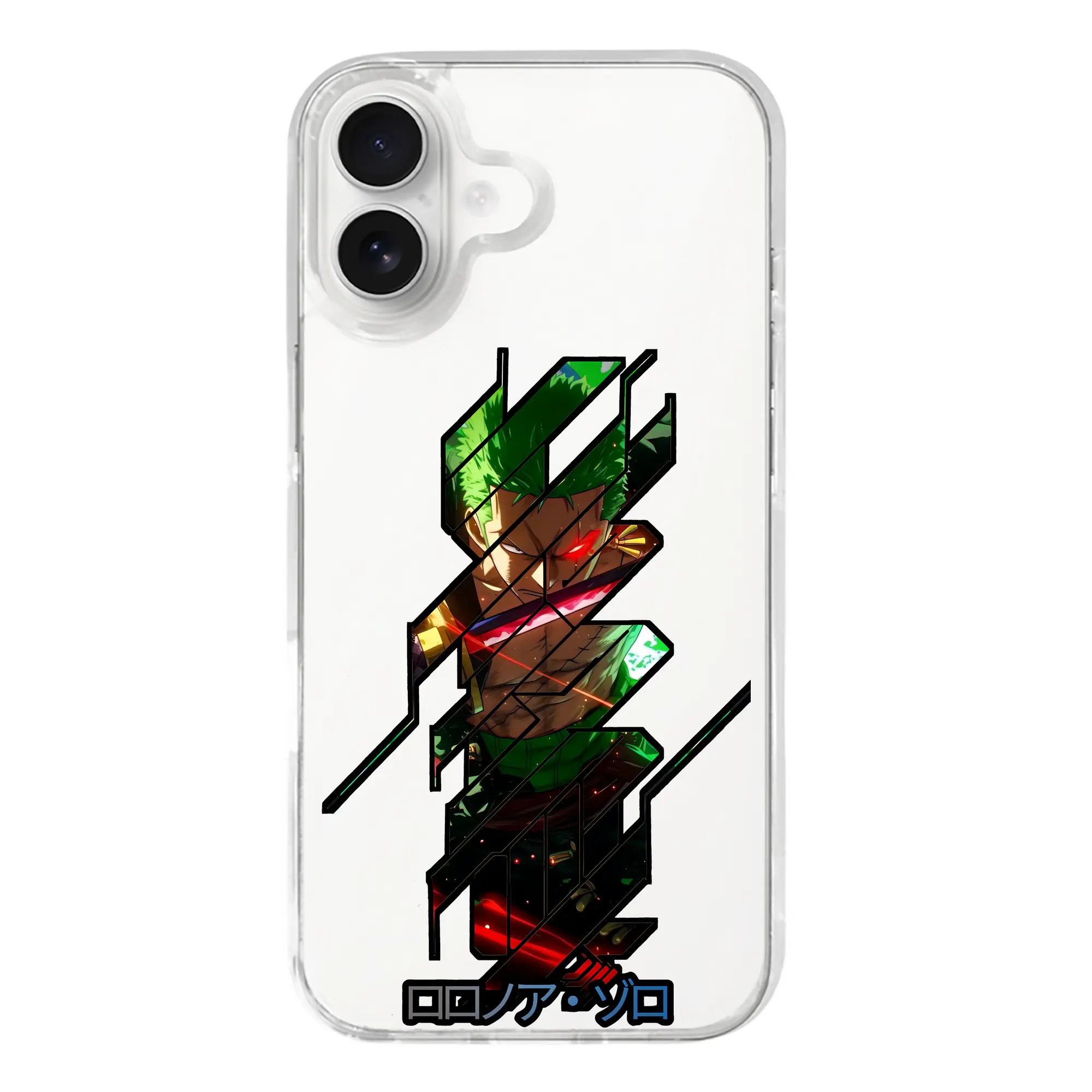 ワンピース グッズ ロロノア・ゾロ - iPhone 17シリーズ 透明スマホケース – 薄型・耐衝撃・精密フィット保護カバー